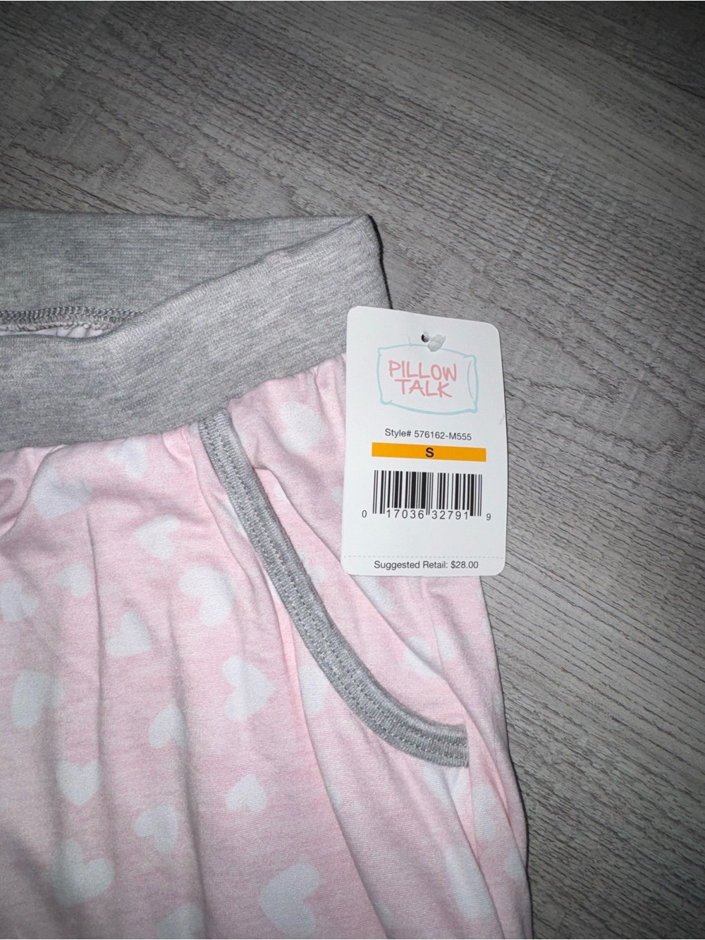 Women’s Pink Cozy Heart Print Pajama Joggers - Unbranded - Picture 2 of 3